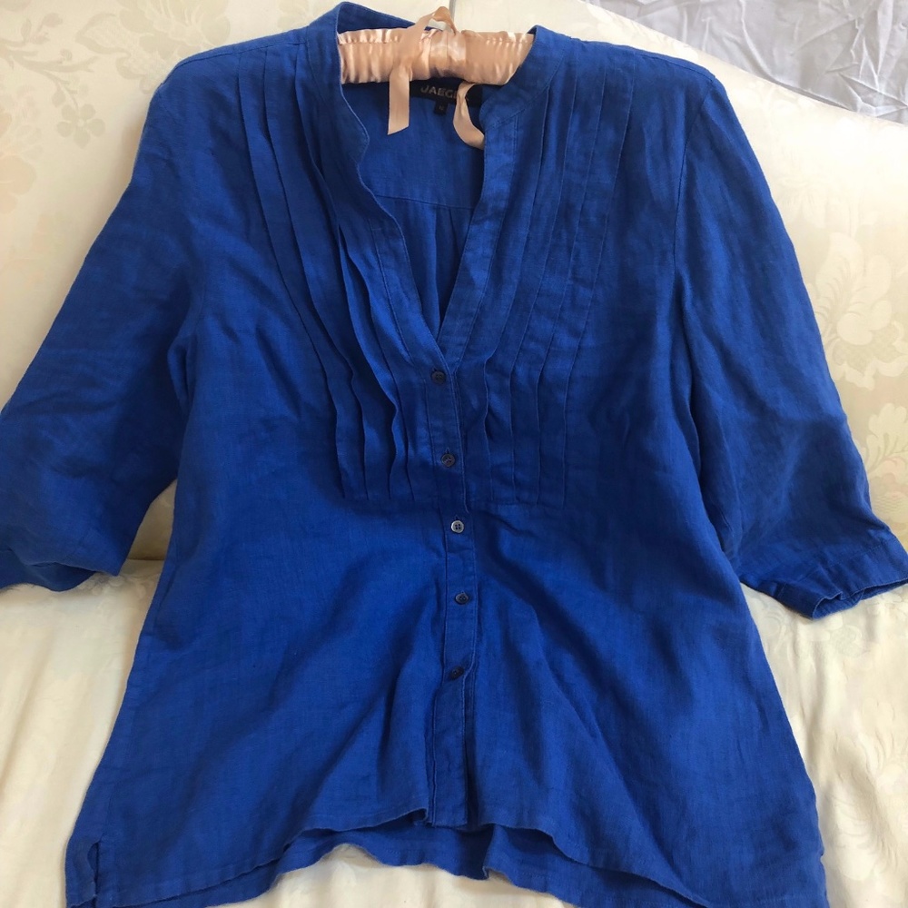 Jaeger 100% linen blouse